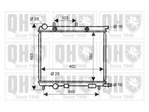 QUINTON HAZELL QER2069 radiatorius, variklio aušinimas 
 Aušinimo sistema -> Radiatorius/alyvos aušintuvas -> Radiatorius/dalys
1330.C0, 1330.C2, 1330.C0, 1330.C2
