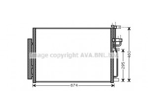 AVA QUALITY COOLING OLA5436 kondensatorius, oro kondicionierius