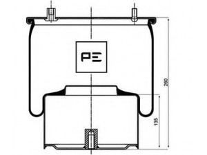 PE Automotive 084.064-72A dėklas, pneumatinė pakaba 
 Pakaba -> Pneumatinė pakaba
0 392 022, 1 697 684, 392022