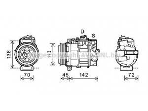 AVA QUALITY COOLING MSK585 kompresorius, oro kondicionierius 
 Oro kondicionavimas -> Kompresorius/dalys
0022302311