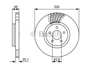 BOSCH 0 986 479 660 stabdžių diskas 
 Dviratė transporto priemonės -> Stabdžių sistema -> Stabdžių diskai / priedai
1770767, 1829608, CV61-1125-FA