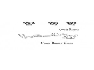 VENEPORTE 900042 išmetimo sistema