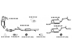EBERSPÄCHER 082539 išmetimo sistema 
 Išmetimo sistema -> Išmetimo sistema, visa
