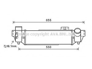 AVA QUALITY COOLING KA4209 tarpinis suslėgto oro aušintuvas, kompresorius 
 Variklis -> Oro tiekimas -> Įkrovos agregatas (turbo/superįkrova) -> Tarpinis suslėgto oro aušintuvas
281904A470