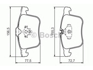 BOSCH 0 986 494 280 stabdžių trinkelių rinkinys, diskinis stabdys 
 Techninės priežiūros dalys -> Papildomas remontas
1605079, 1605138, 9268709, 93166941