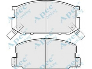 APEC braking PAD448 stabdžių trinkelių rinkinys, diskinis stabdys 
 Techninės priežiūros dalys -> Papildomas remontas
725161000, 725161001, 0446512430