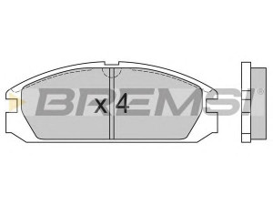 BREMSI BP2503 stabdžių trinkelių rinkinys, diskinis stabdys 
 Techninės priežiūros dalys -> Papildomas remontas
45022SB2780, 45022SE0316, 45022SH3934