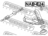 FEBEST NAB-E24 valdymo svirties/išilginių svirčių įvorė 
 Ašies montavimas/vairavimo mechanizmas/ratai -> Valdymo svirtis/pasukamosios svirties sujungimas -> Montavimas/sutvirtinimas
54524-22T00, 54542-20N00