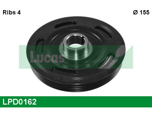 LUCAS ENGINE DRIVE LPD0162 skriemulys, alkūninis velenas 
 Diržinė pavara -> Dirželio skriemulys
1660300303, 80000544