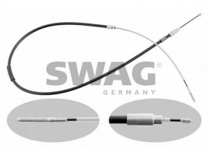 SWAG 20 92 8737 trosas, stovėjimo stabdys 
 Stabdžių sistema -> Valdymo svirtys/trosai
34 41 1 165 021