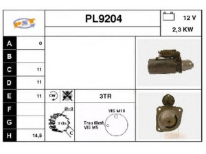 SNRA PL9204 starteris
0031511401