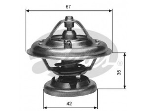 GATES TH12685G1 termostatas, aušinimo skystis 
 Aušinimo sistema -> Termostatas/tarpiklis -> Thermostat
6012000015, 6042030075, 6062030275