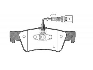 OPEN PARTS BPA1187.01 stabdžių trinkelių rinkinys, diskinis stabdys 
 Techninės priežiūros dalys -> Papildomas remontas
7H8698451