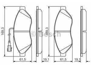 BOSCH 0 986 495 293 stabdžių trinkelių rinkinys, diskinis stabdys 
 Techninės priežiūros dalys -> Papildomas remontas
4253 56, 4253 57, 4253 58, 4254 61