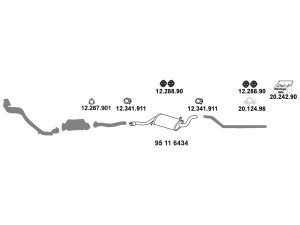 EBERSPÄCHER 20_97 išmetimo sistema 
 Išmetimo sistema -> Išmetimo sistema, visa