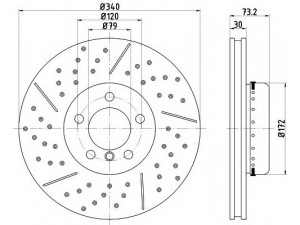 MINTEX MDCB2572 stabdžių diskas 
 Stabdžių sistema -> Diskinis stabdys -> Stabdžių diskas
34106797602