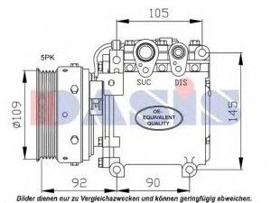 AKS DASIS 851647N kompresorius, oro kondicionierius 
 Oro kondicionavimas -> Kompresorius/dalys
AKC200A203C, KC200A203C, MR189104