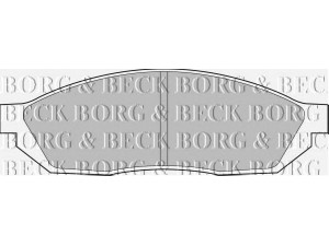 BORG & BECK BBP1071 stabdžių trinkelių rinkinys, diskinis stabdys 
 Techninės priežiūros dalys -> Papildomas remontas
5521078, 45022SA0660, 45022SA0670