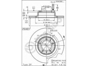 BREMBO 08.4070.20 stabdžių diskas 
 Stabdžių sistema -> Diskinis stabdys -> Stabdžių diskas
162062201400, 60533595