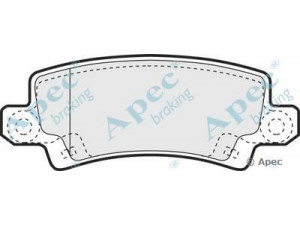 APEC braking PAD1243 stabdžių trinkelių rinkinys, diskinis stabdys 
 Techninės priežiūros dalys -> Papildomas remontas
0446602020, 0446602040, 0446602070