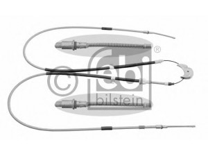 FEBI BILSTEIN 05893 trosas, stovėjimo stabdys 
 Stabdžių sistema -> Valdymo svirtys/trosai
1 659 647, 89FB2A603AH