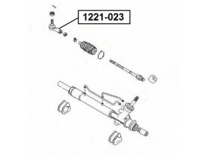 ASVA 1221-023 skersinės vairo trauklės galas 
 Vairavimas -> Vairo mechanizmo sujungimai
0K201-32-280, 0K201-32-280A, 0K9A2-32-280