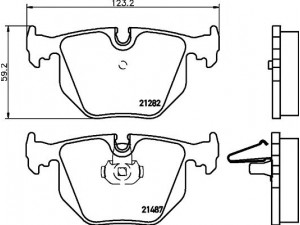 HELLA PAGID 8DB 355 006-691 stabdžių trinkelių rinkinys, diskinis stabdys 
 Techninės priežiūros dalys -> Papildomas remontas
34211163324, 34211163833, 34211164581