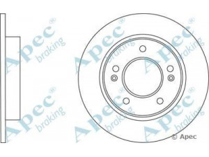 APEC braking DSK2765 stabdžių diskas 
 Dviratė transporto priemonės -> Stabdžių sistema -> Stabdžių diskai / priedai
584111P300