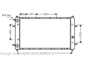 AVA QUALITY COOLING VW2114 radiatorius, variklio aušinimas 
 Aušinimo sistema -> Radiatorius/alyvos aušintuvas -> Radiatorius/dalys
701121253D, 701121253F, 701121253K