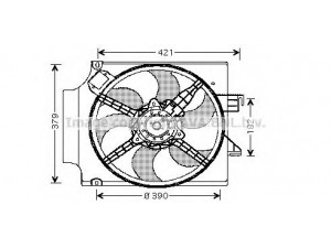 AVA QUALITY COOLING FD7513 ventiliatorius, radiatoriaus 
 Aušinimo sistema -> Oro aušinimas
1061090