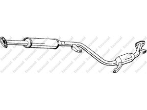 BOSAL 284-215 vidurinis duslintuvas 
 Išmetimo sistema -> Duslintuvas
MB 906150, MR 204465