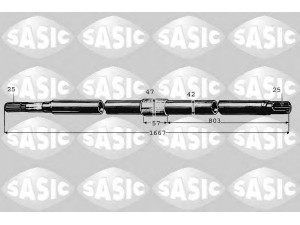 SASIC 8012512 kardaninis velenas 
 Ratų pavara -> Kardaninis velenas
280151