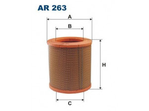 FILTRON AR263 oro filtras 
 Techninės priežiūros dalys -> Techninės priežiūros intervalai
373, 1444A1, 1444EY, 1444WZ, 1902457