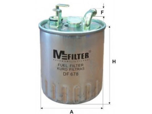 MFILTER DF 678 kuro filtras 
 Techninės priežiūros dalys -> Papildomas remontas
611 090 08 52, 611 092 02 01, 611 092 06 01