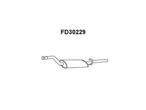 VENEPORTE FD30229 galinis duslintuvas 
 Išmetimo sistema -> Duslintuvas
1583380, 1583389, 1583589, 5018618