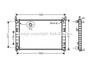 AVA QUALITY COOLING FDA2326 radiatorius, variklio aušinimas 
 Aušinimo sistema -> Radiatorius/alyvos aušintuvas -> Radiatorius/dalys
1141491, 1214085, 1221705, 1325830