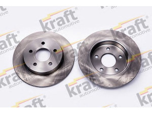 KRAFT AUTOMOTIVE 6052204 stabdžių diskas 
 Dviratė transporto priemonės -> Stabdžių sistema -> Stabdžių diskai / priedai
1223540, 1223543, 1253728, 1320347