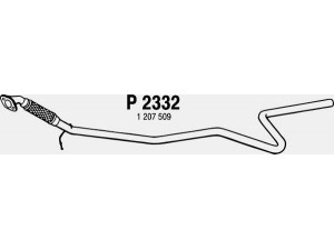 FENNO P2332 išleidimo kolektorius 
 Išmetimo sistema -> Išmetimo vamzdžiai
BM50243, 1206425, 1207509, 1221694