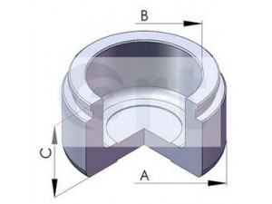 ERT 150565-C stūmoklis, stabdžių apkaba 
 Stabdžių sistema -> Stabdžių matuoklis -> Stabdžių dalys