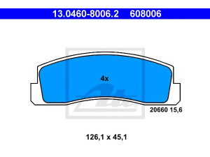 ATE 13.0460-8006.2 stabdžių trinkelių rinkinys, diskinis stabdys 
 Techninės priežiūros dalys -> Papildomas remontas
2121-3501090