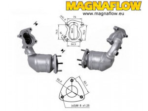 MAGNAFLOW 61805D katalizatoriaus keitiklis 
 Išmetimo sistema -> Katalizatoriaus keitiklis
51774041, 51774041