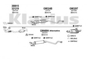 KLARIUS 391024U išmetimo sistema 
 Išmetimo sistema -> Išmetimo sistema, visa