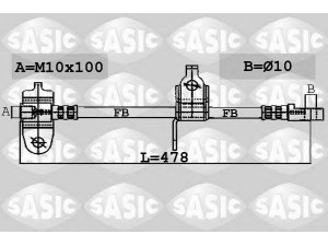 SASIC 6606240 stabdžių žarnelė 
 Stabdžių sistema -> Stabdžių žarnelės
4060853, 4419596, 4447739