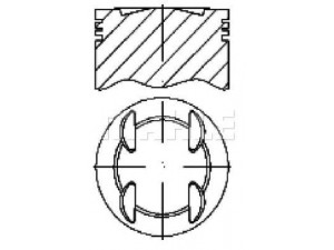 MAHLE ORIGINAL S25620 stūmoklis
6140986601