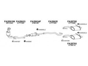 VENEPORTE 250256 išmetimo sistema 
 Išmetimo sistema -> Išmetimo sistema, visa