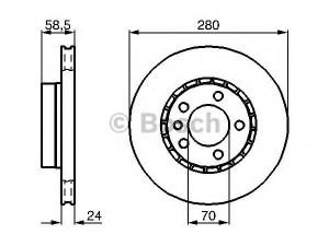 BOSCH 0 986 478 326 stabdžių diskas 
 Stabdžių sistema -> Diskinis stabdys -> Stabdžių diskas
5 69 038, 90271133, 90271133