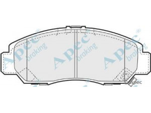 APEC braking PAD1187 stabdžių trinkelių rinkinys, diskinis stabdys 
 Techninės priežiūros dalys -> Papildomas remontas
45022S3N000, 45022S6EE50, 45022S7AE00