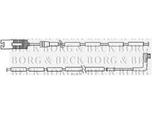 BORG & BECK BWL3037 įspėjimo kontaktas, stabdžių trinkelių susidėvėjimas 
 Stabdžių sistema -> Susidėvėjimo indikatorius, stabdžių trinkelės
34356762253, 34356789445, 34356792564