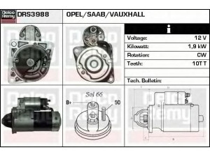 DELCO REMY DRS3988 starteris 
 Elektros įranga -> Starterio sistema -> Starteris
M1T30171, M1T30172, 55352882, 6202073