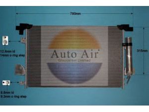 AUTO AIR GLOUCESTER 16-9006 kondensatorius, oro kondicionierius 
 Oro kondicionavimas -> Kondensatorius
6455FA, 7812A030, 7812A204, 6455FA